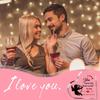 2D Flat Romantic Acrylic Cupid Love Heart Desktop Decoration Plaque, Home Decor Plaque Hanging Wall Art Decorative Garden Decoration for Room Door Sig