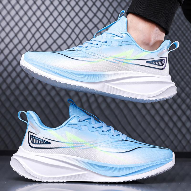 Fashion New Fashion Men's Sneakers Breathable Sports Versatile Large Shoes Summer Trendy Black Mesh Casual Walking Training Tennis Shoes