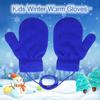 Winter Baby Boys Girls Anti-lost Thick Warm Kids Gloves Sports Gloves Knitted Mittens