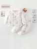 Unisex Baby Quilted Cotton Padded Jacket & Innerwear Set - Thickened Winter Coat (120g)