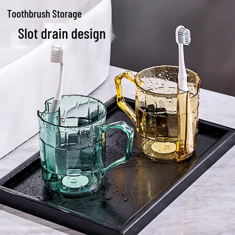 Portable Toothbrush & Mouthwash Cup Set (2-Pack)