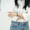 BTS Jungkook Worn Genuine Gemstone Bracelet Onyx Sodalite Healing Crystal Korean Idol Style Couple Jewelry Gift