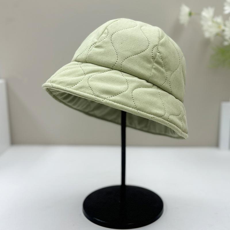 New Maillard Hat Women's Autumn and Winter Bucket Hat Plain Face Small Bucket Hat Thermal Basin Hat