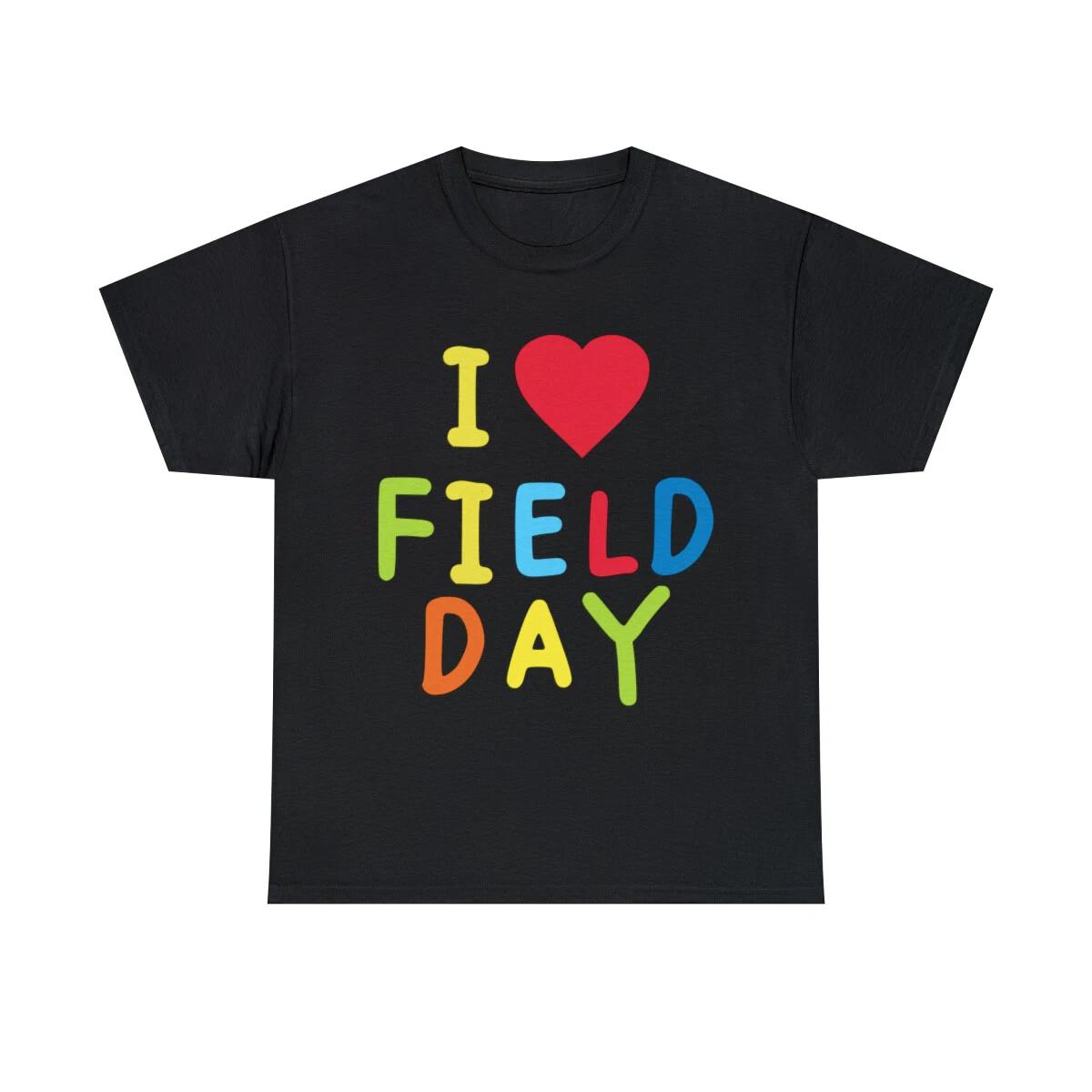 I Love School Field Day Graphic Tee Shirt, S-5XL L