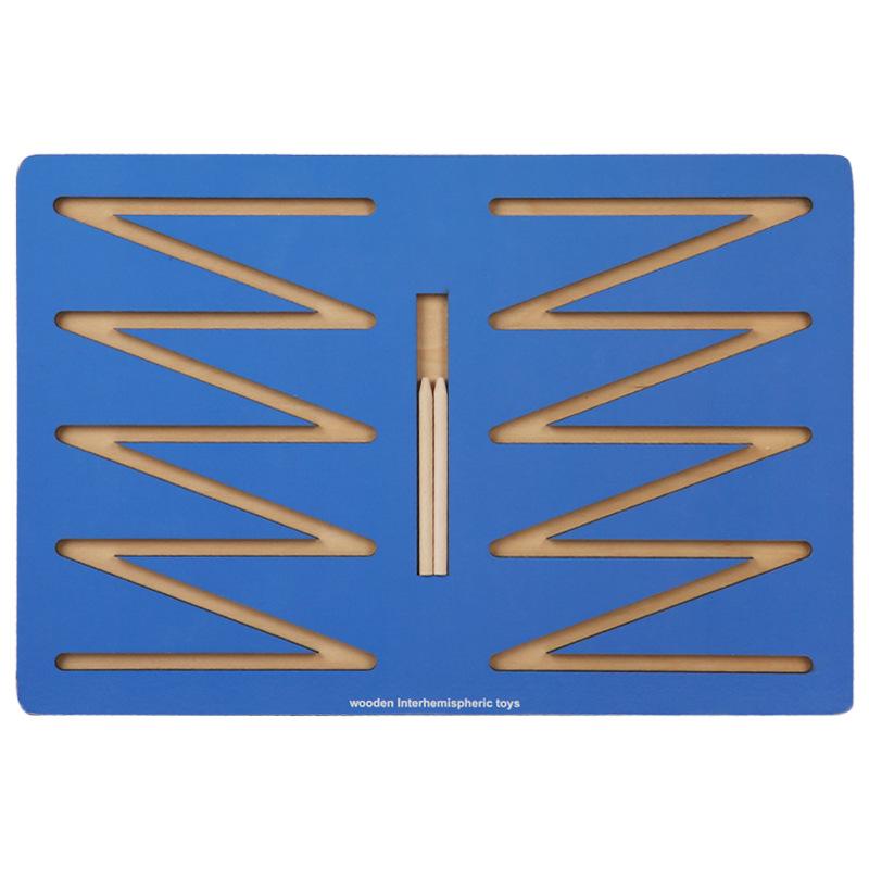 Wooden XO Tic-Tac-Toe: Kids' Educational Logic Training Game for Two Players