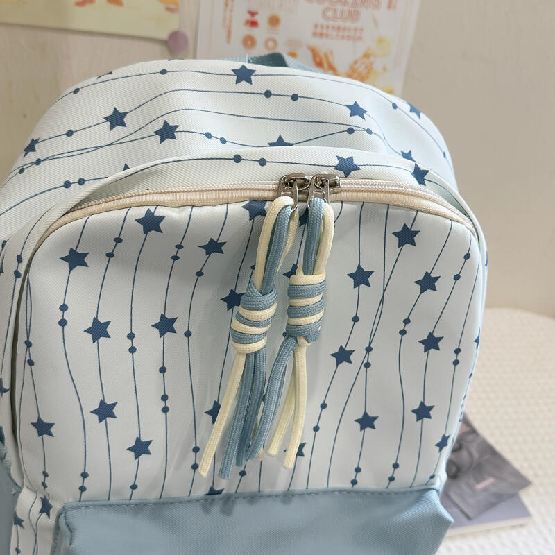 Rugzak met sterrenprint Dames Rugzak in College Stijl Schooltas Middelbare School