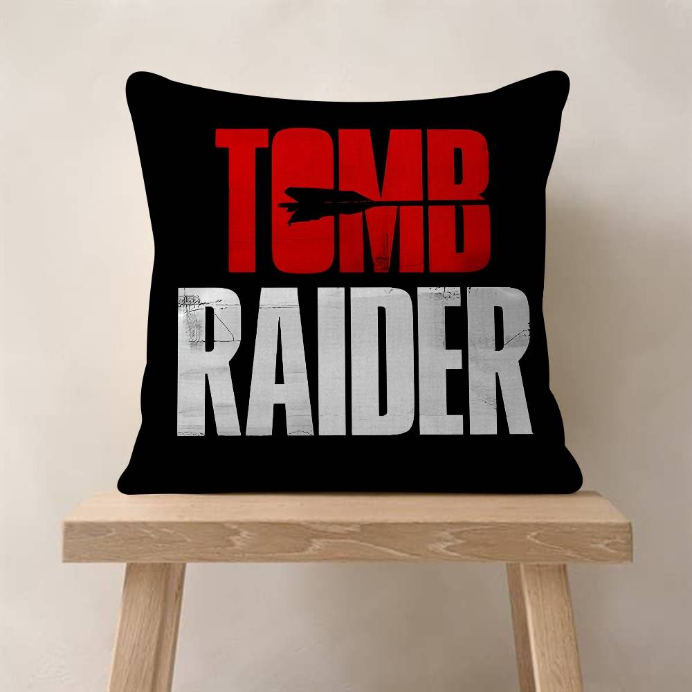 Tomb Raider Game Laracroft Pillowcase Toon Gift Cushion Cover Bedroom Home Sofa Chair Seat Decor Pillow Case