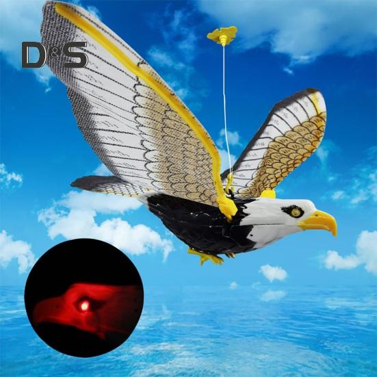 Electric Flying Eagle Cat Toy Interactive Simulation Bird Toy Automatic Moving Hanging Eagle Cat Toy Pet Supplies for Indoor Cats
