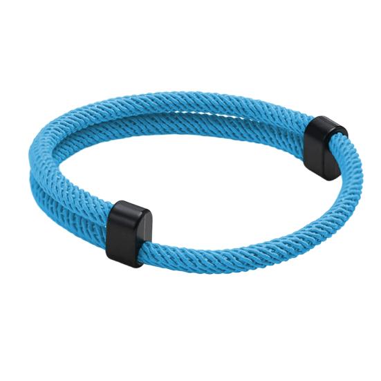 Herren Seilarmband Verstellbares Geflochtenes Seilarmband Lässiges Einfarbiges Schnurarmband Freundschaftsarmband Geschenk für Freund Bruder