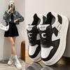 Small Thick-soled Soft Leather Board Shoes for Women's 2025 Spring New Height-increasing Casual Versatile Muffin-soled White Shoes 2388