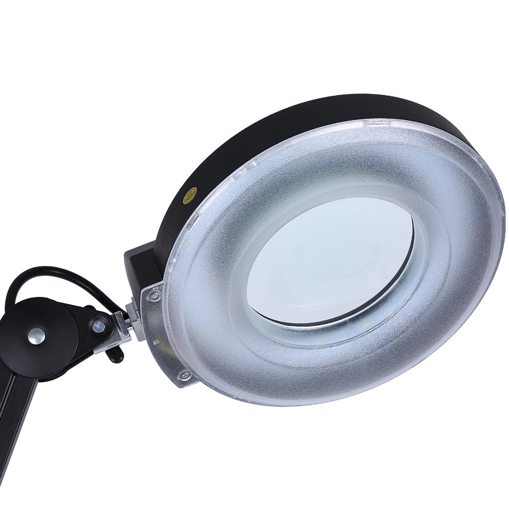 Piękno Kosmetyczne Tatuaż Manicure 5x Powiększające Podświetlane Biurko Lupa Światło Lampa Z Zaciskiem