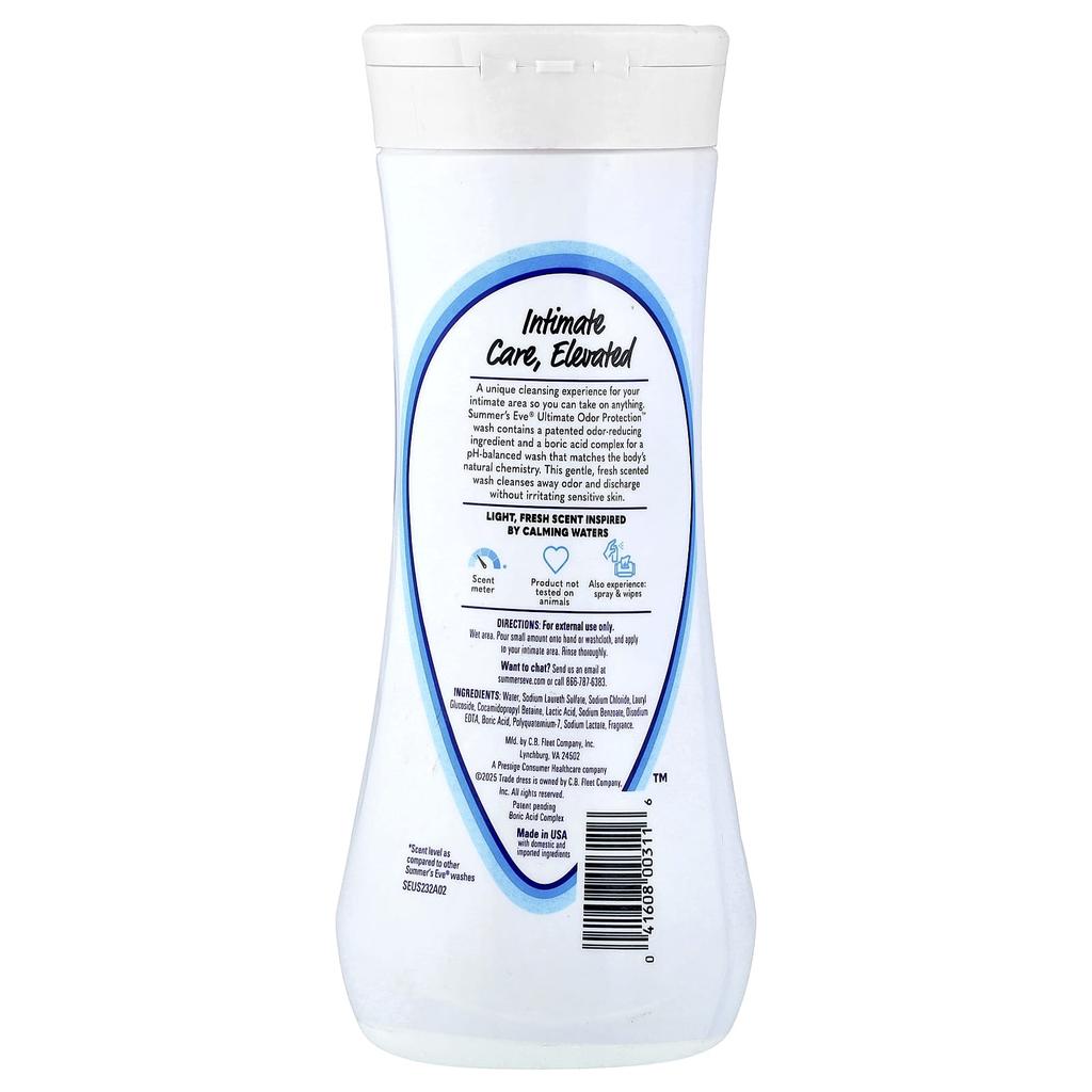 Summer's Eve Ultimate Odor Protection™, Daily Refreshing Wash, Light Fresh, 444 Ml (15 Fl Oz)
