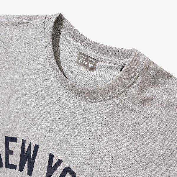 New Era New York Yankees T shirT heaTher Gray 15147502