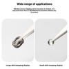 High Temperature Resistant Anti Slip Grip Ceramic Head Reverse Tweezers Industrial Stainless Steel Multipurpose Design