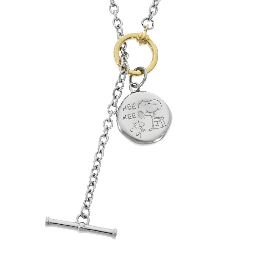 

Gin no Phiten Collaboration Snoopy Coin Plate Mantel Necklace for Women Stainless Steel Gold Official [Shinjuku Kura]