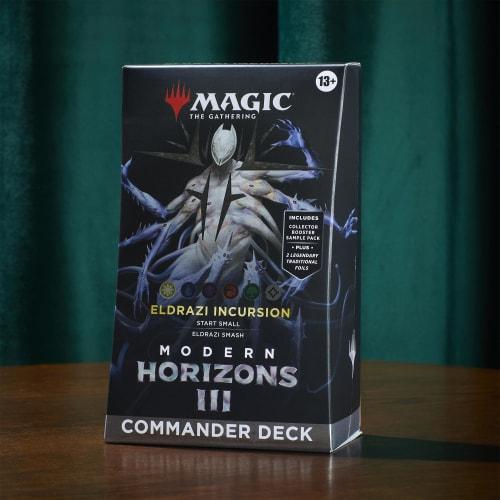 Magic: The Gathering Modern Horizons 3 Commander Deck ? Eldrazi Incursion (100 Cards + 2 Card Collector Booster Sample Packs + Bonus Item)