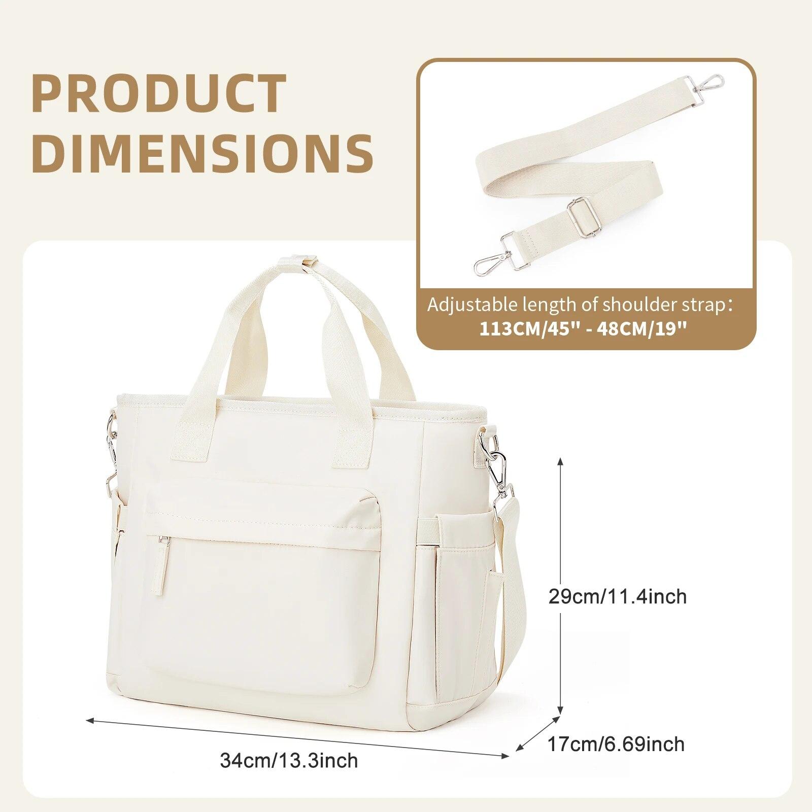 

Изолированная сумка для обеда Likros для женщин и мужчин, сумка для обеда с плечевым ремнем, многоразовая сумка для завтрака для взрослых для работы, пикника на пляже Option 1