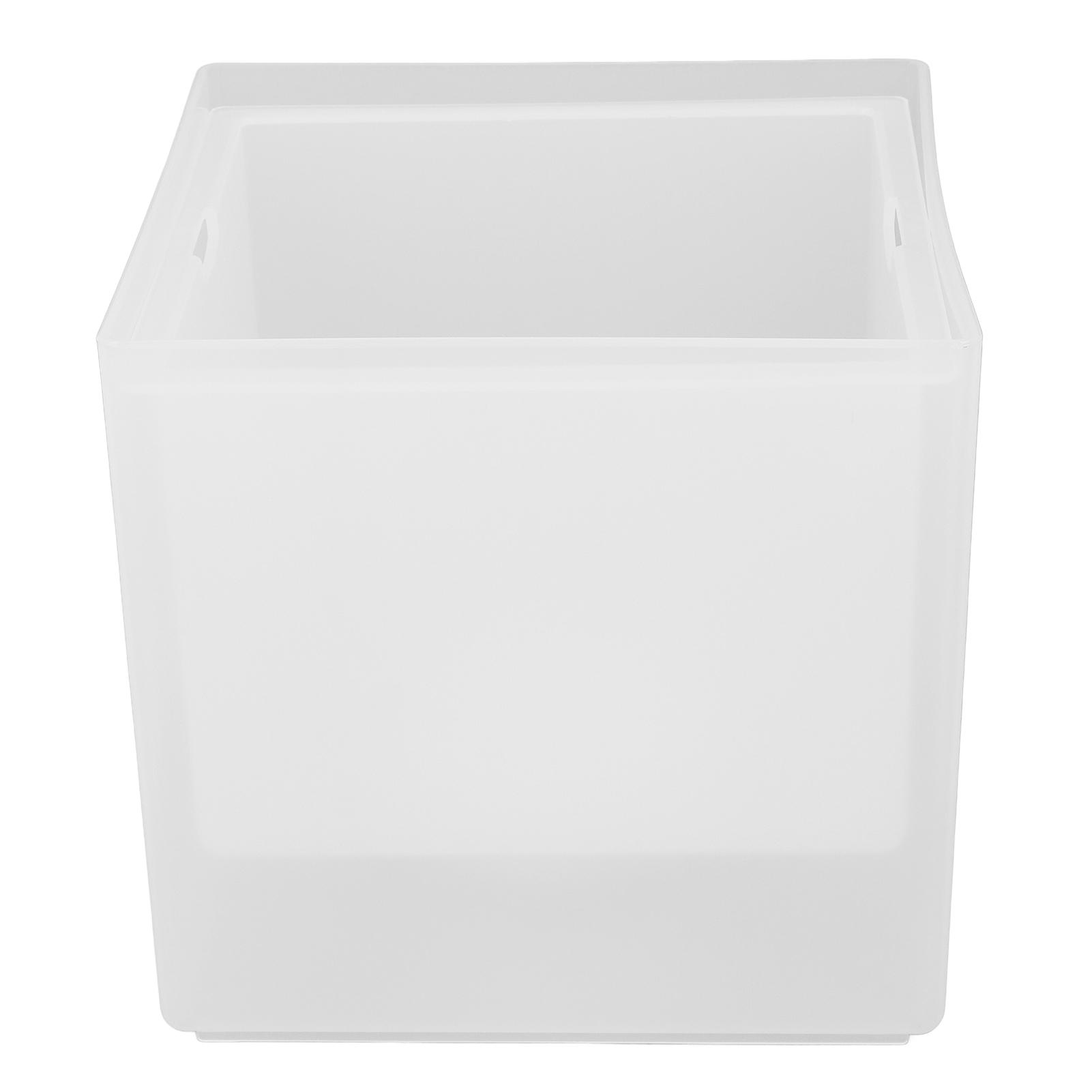 

LED Ice Bucket 3.5L Large Capacity IP65 Water Proof Square 2 Layer for Champagne Drinks Beer KTV Parties Bar Home