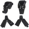 2pcs Weight Lifting Strength Training Gym Fitness Black Wrist Support Lift Strap for Training Exercises