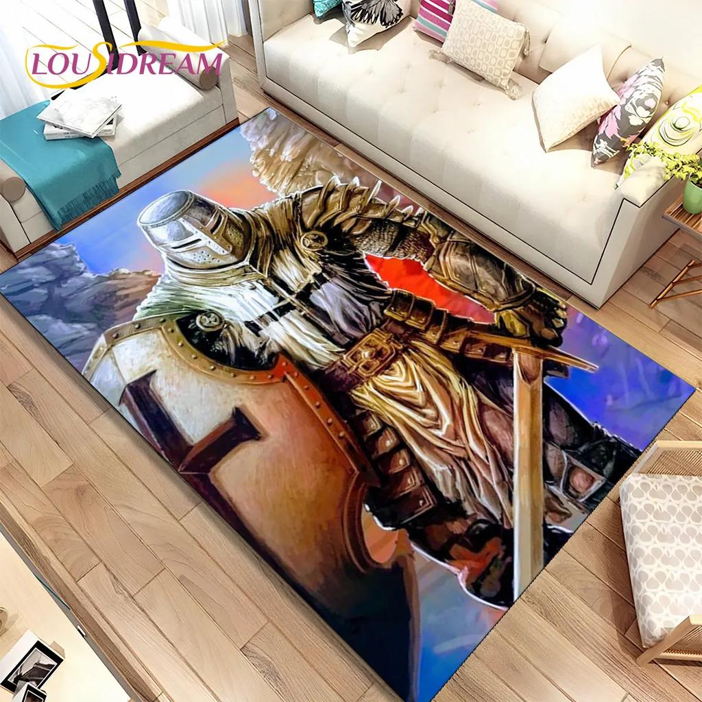 Dywan z motywem gier Cavalier Knight Templar Crusaders, dywanik do salonu, sypialni, sofy, wycieraczka, dekoracja, antypoślizgowa mata podłogowa