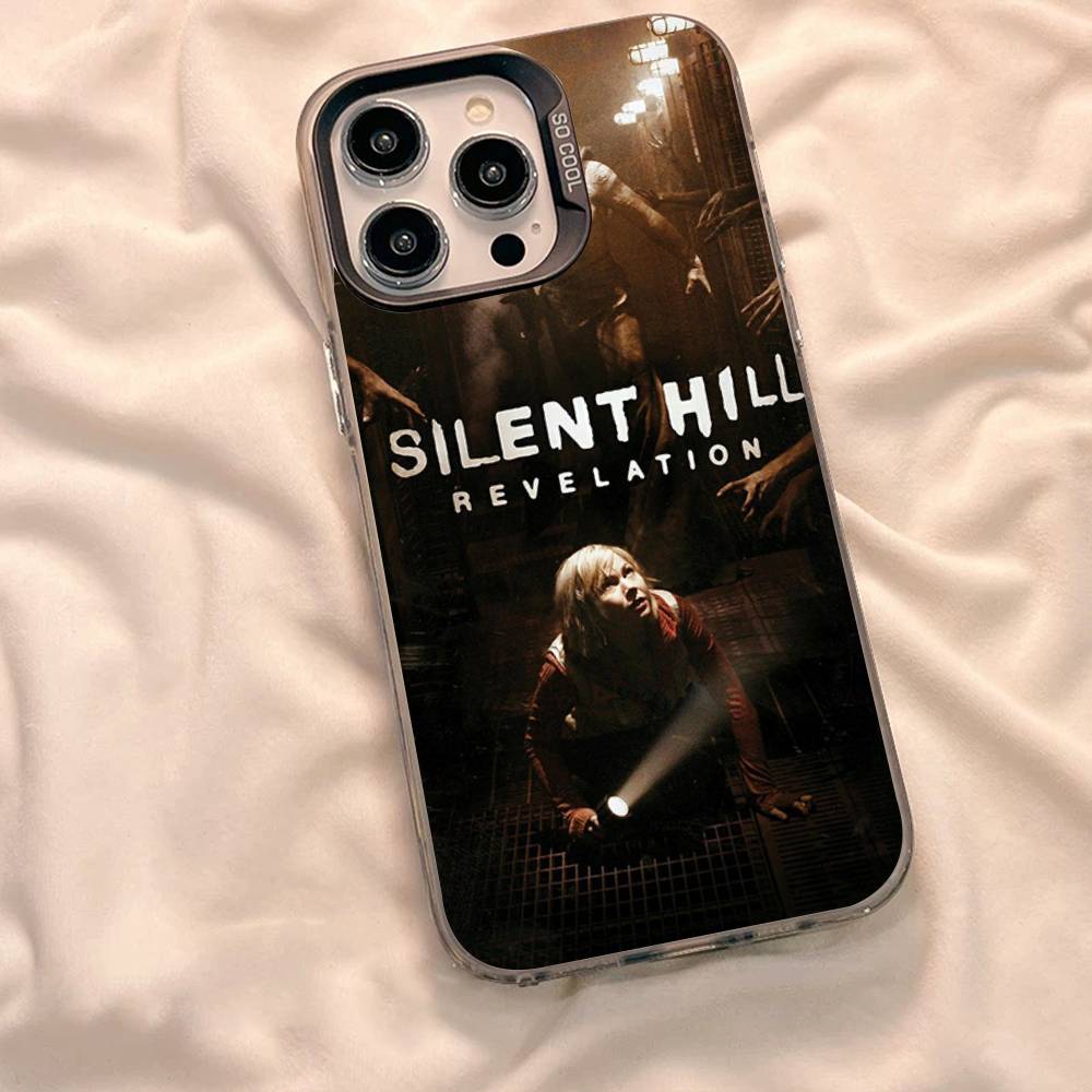 

Silent H-Hill Horror Game Phone Case For IPhone 17 16 Plus Pro Max 15 14 13 12 11 Matte Colorful Covers iPhone 17pro max