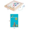 Magnetic Drawing Board for Toddlers Magnet Beads and Pen Drawing Board Montessori Educational Sensory Travel Toys Gifts for Kids