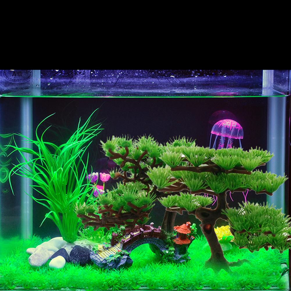 Plastic Bonsai Decoration Ornaments Artifical Treeartificial Decor Crafts Arts DIY Simulated Prop for Aquarium Landscaping