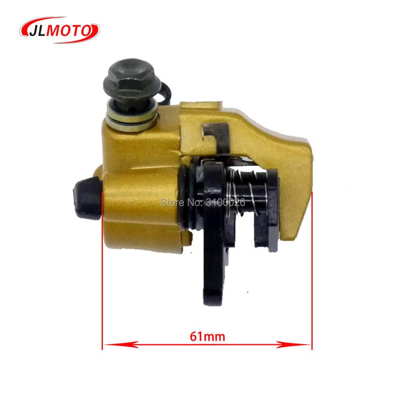 1 Pair 110mm Left/Right Brake Calipers Fit For 50cc 70cc 110cc engine Electric DIY Kids Quad ATV UTV Go kart Buggy Scooter Parts