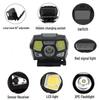USB Rechargeable Waterproof Tactical Helmet Light - Induction Fishing & Rescue Headlamp