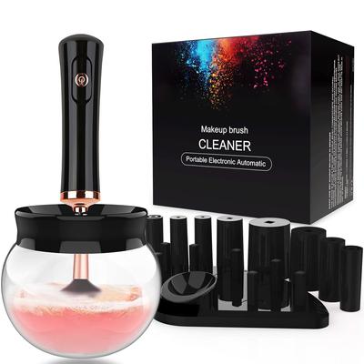 Makeup Brush Cleaner and Dryer Machine Deep Clean Fast Dry, Make Up Brush Cleansers Tools with 8 Elastic Rubber Connector Fit Most Cosmetic Brushes