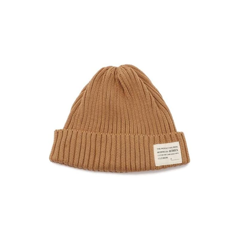 

[Avirex] хлопковая кепка для часов COTTON WATCH CAP мужская F 050 коричневая 783-1274007