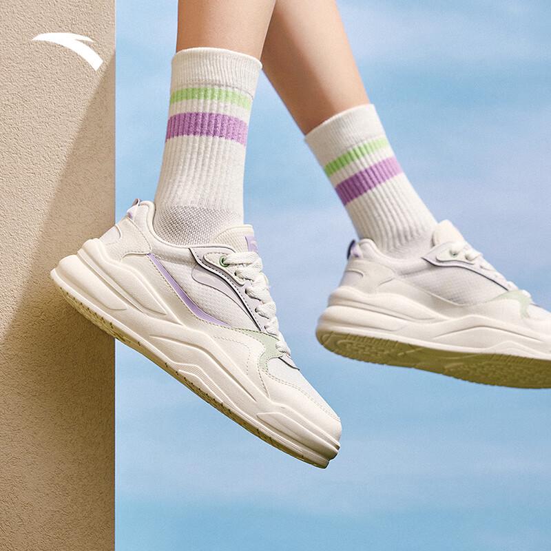 Anta Women s Platform Casual Sneakers 8.5