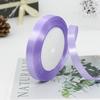 Factory Wholesale 1.5 Inches Single Sided Pastel Satin Ribbon Decorative Polyester Fabric Solid Logo Hair Gift Decoration