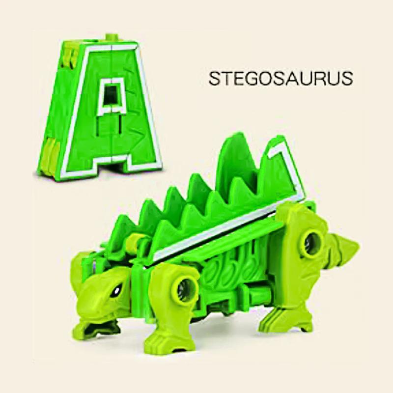 New Learning Toys 26 Letters Learnable Words Transformable  Combinable Robots Alphabet Toys For Kids Gifts Learn Play Robot Toy