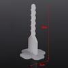 100pcs Plastic Floor Wall Tiling Spacers Strap Tile Flat Leveling System Tools(" " Base)