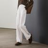 SOFSIL Women's Linen Wide-Leg Tie-Waist Casual Pants