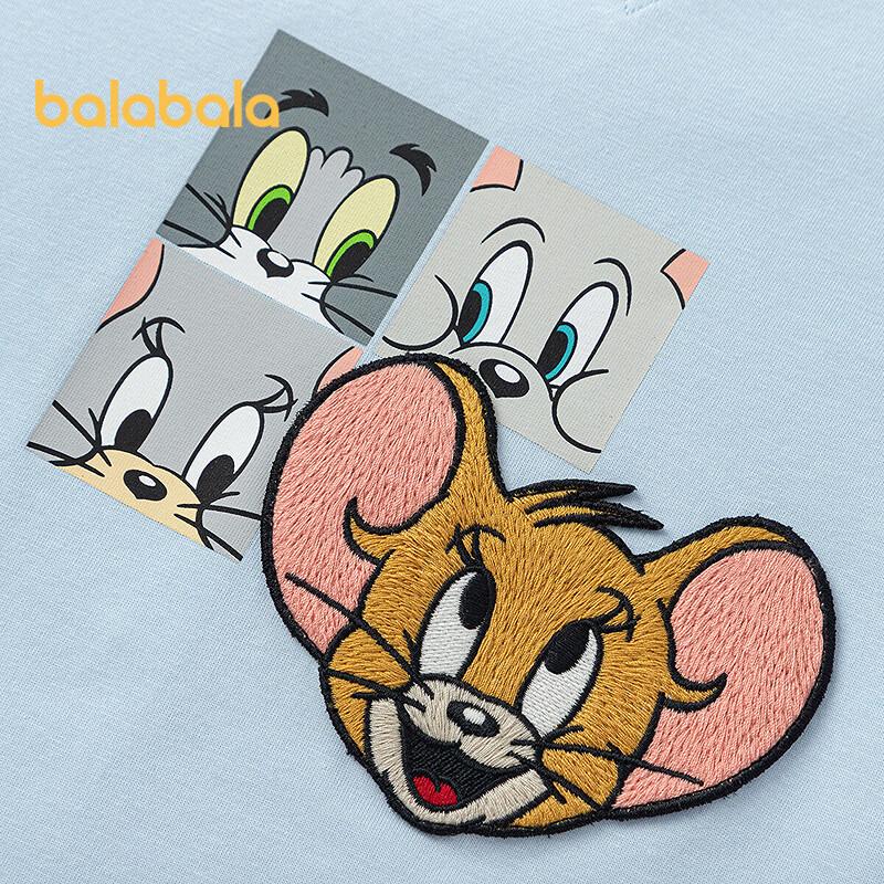 Balabala Kids' Tom & Jerry Long Sleeve T-Shirt