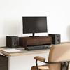 VidaXL Monitor Stand with Drawers Brown Oak Engineered Wood, Screen Riser, Monitor Shelf, Base of 854667
