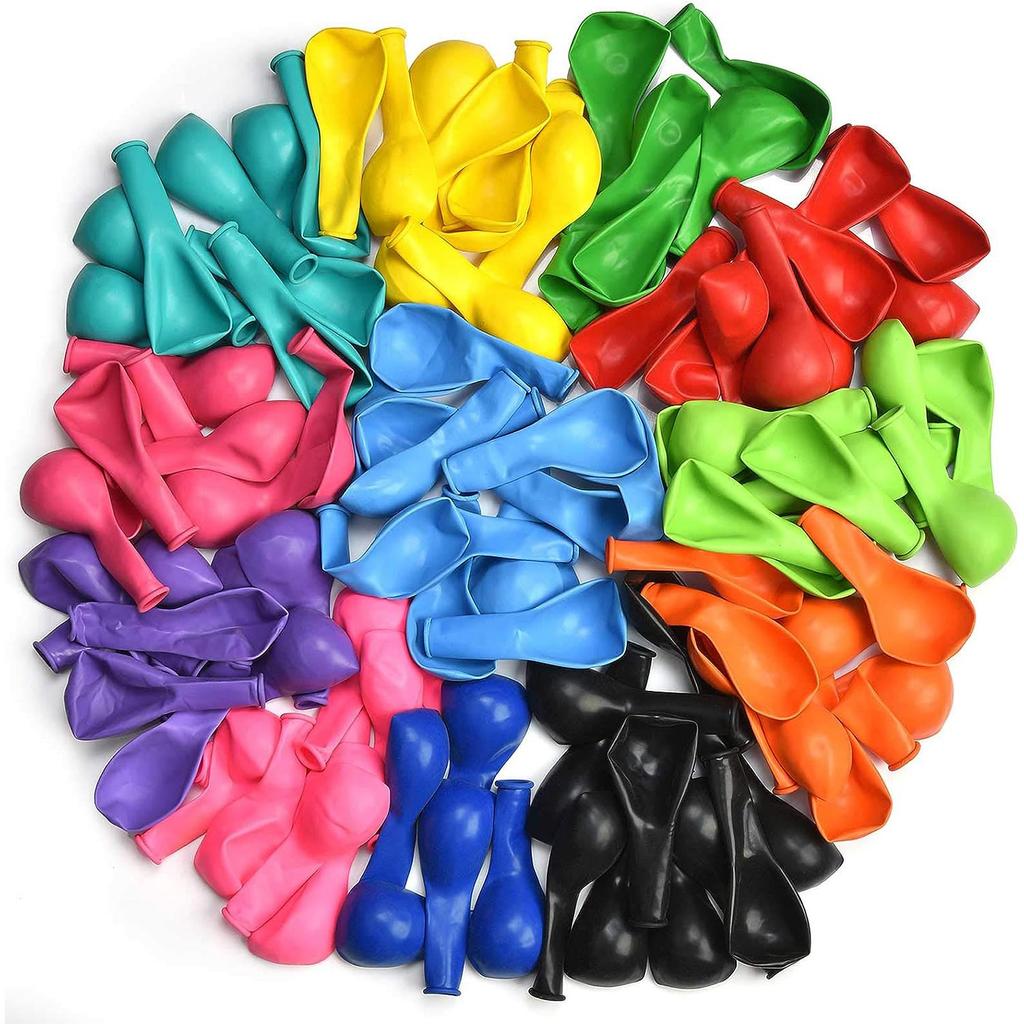 Bulk Pack of 20 PCS 10 Inch Latex Balloons Assorted Colors for Birthdays Parties Weddings Christmas
