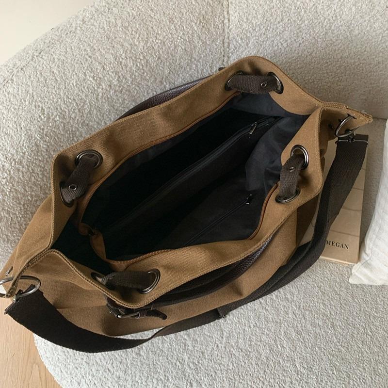 Tote Bag for Women Large Capacity Bag Retro Commuter Handbag Single-shoulder Crossbody Large Bag