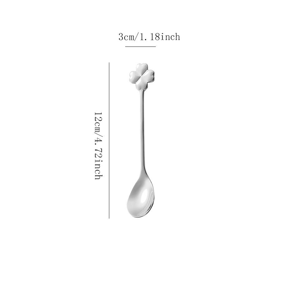 Exquisite Gold & Silver Stainless Steel Dessert and Coffee Spoon Gift Set