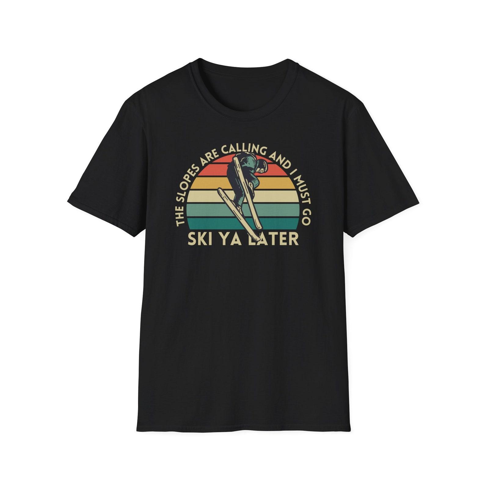 Ski Shirt | Skiing T Shirt | Gift For Skier | Unisex Tshirt M