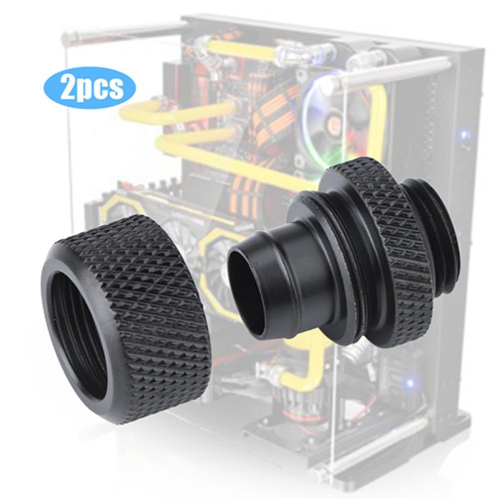 2PCS G1/4 Thread Water Cooling Fitting Tighten O-Ring Tube Connector  Hard Tubing System