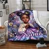 Magical Princess Dreamscape Customize Your Name Home Blanket Comfortable Soft Lightweight Multiseason Blanket For Picnics Sofas Offices Beds Living