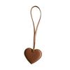 Hanger Pu Leather Heart Pendant Heart Shaped Bag Decoration Lovely Bag Charm  Bag Accessory