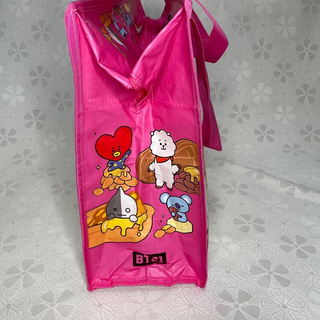 [USED] BT21 Large Pink Bag, Korea Limited Edition, BTS Bangtan Large