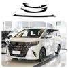 ZUNEIGUNG Front Bumper Garnish/Bumper Corner Covers for Toyota New Alphard (40 Series), Black, 3-Piece Set, Designed Exclusively for Toyota Alphard.