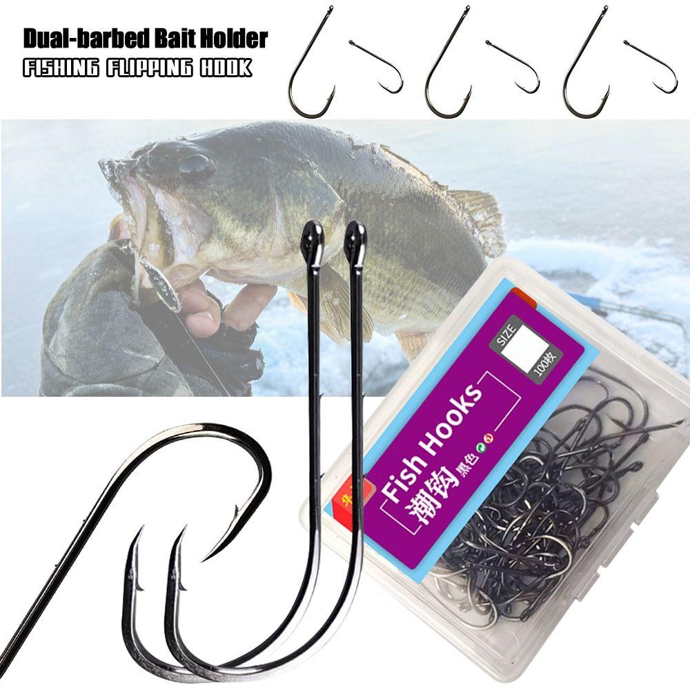Neko Rig Dual-barbed Bait Holder Carbon Steel Baitholder HOT Fishing Flipping Hook