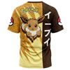 Pok É Mon Multi Character Printed Pattern Adult and Children's Casual Large Loose Breathable Sports Short Sleeve T-shirt Kids