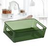 Makeup   PET Plastic Clr Bottom Stripes Desktop Storage Box for Skincare Stationary
